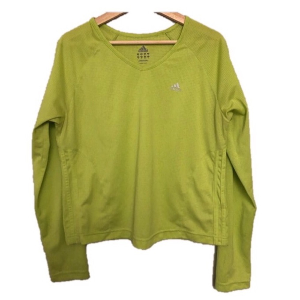 ADIDAS Lime Green Workout Shirt